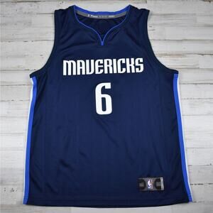 Dallas Mavericks Kristaps Porzingis Jersey Fanatics NBA Blue Size Medium #6 EUC